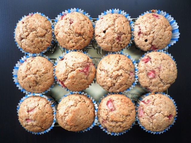 Strawberry buttermilk muffins